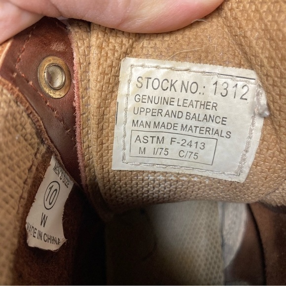 Ad Tec steel Toe water resistant leather boots size 10 - Picture 5 of 11